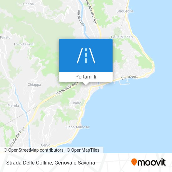 Mappa Strada Delle Colline