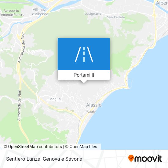 Mappa Sentiero Lanza