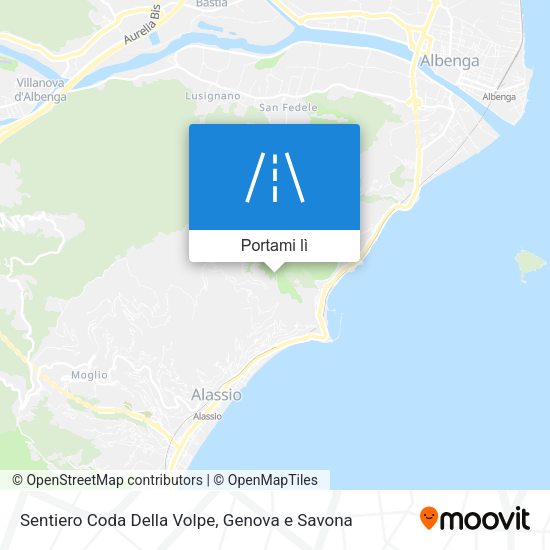 Mappa Sentiero Coda Della Volpe