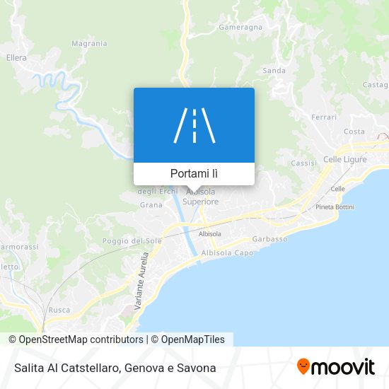 Mappa Salita Al Catstellaro
