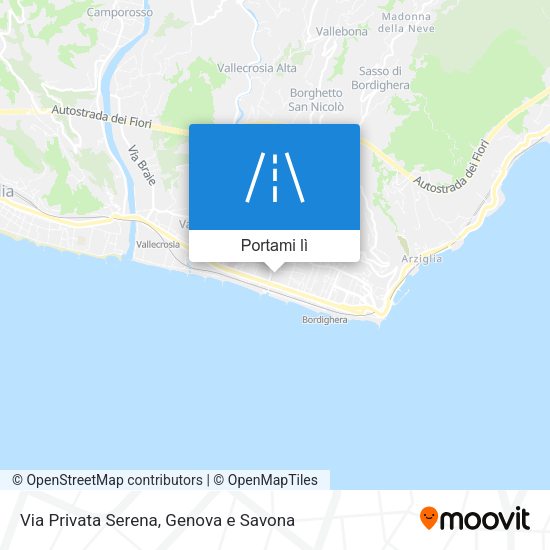 Mappa Via Privata Serena