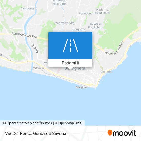 Mappa Via Del Ponte