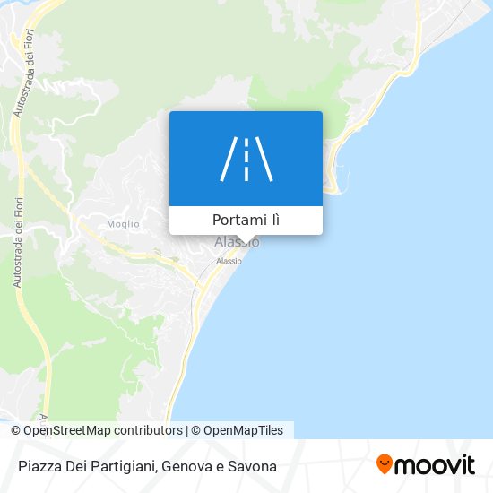 Mappa Piazza Dei Partigiani