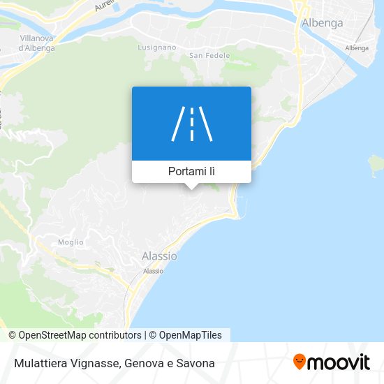 Mappa Mulattiera Vignasse