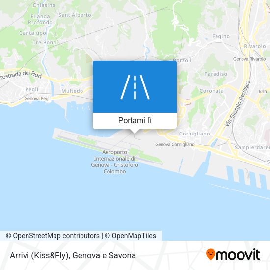 Mappa Arrivi (Kiss&Fly)
