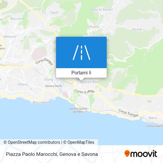 Mappa Piazza Paolo Marocchi