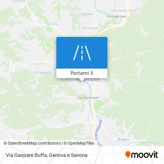 Mappa Via Gaspare Buffa