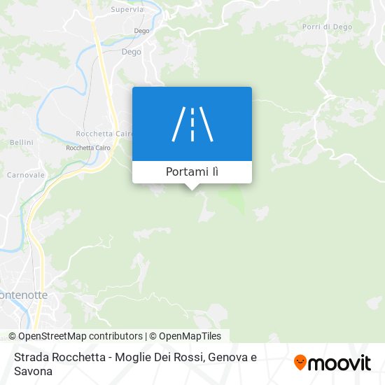 Mappa Strada Rocchetta - Moglie Dei Rossi