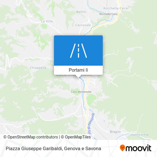 Mappa Piazza Giuseppe Garibaldi