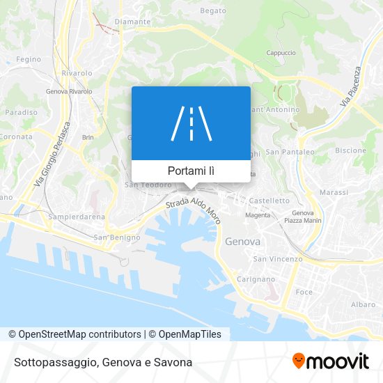 Mappa Sottopassaggio