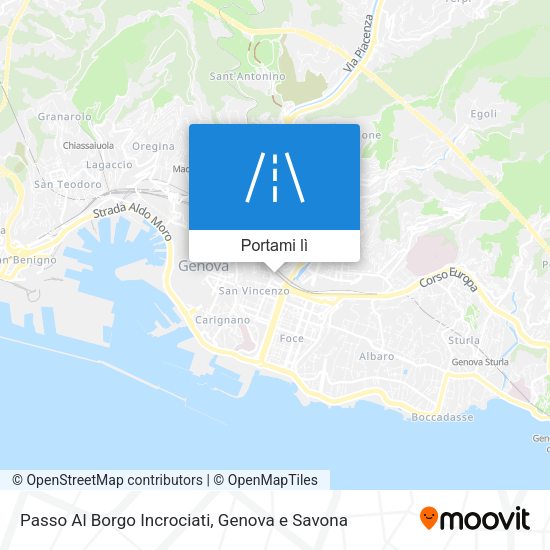 Mappa Passo Al Borgo Incrociati