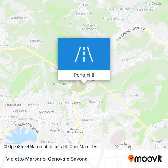 Mappa Vialetto Marsano