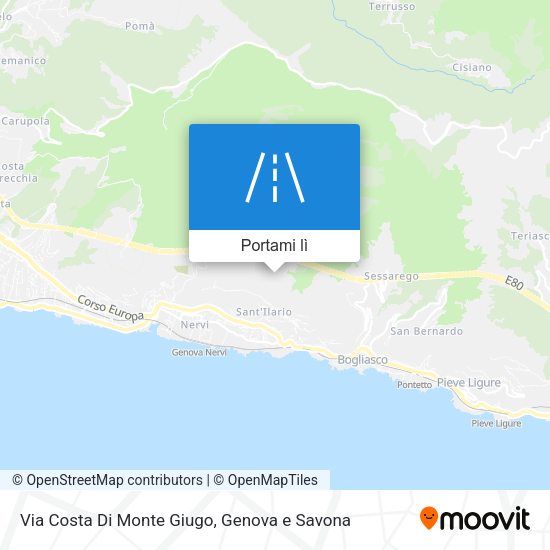 Mappa Via Costa Di Monte Giugo