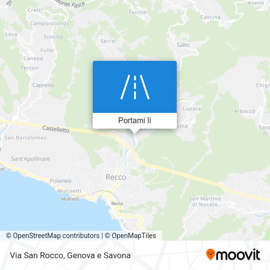 Mappa Via San Rocco
