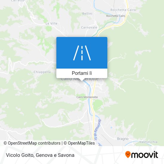 Mappa Vicolo Goito