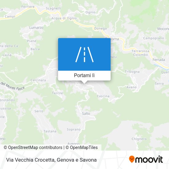 Mappa Via Vecchia Crocetta