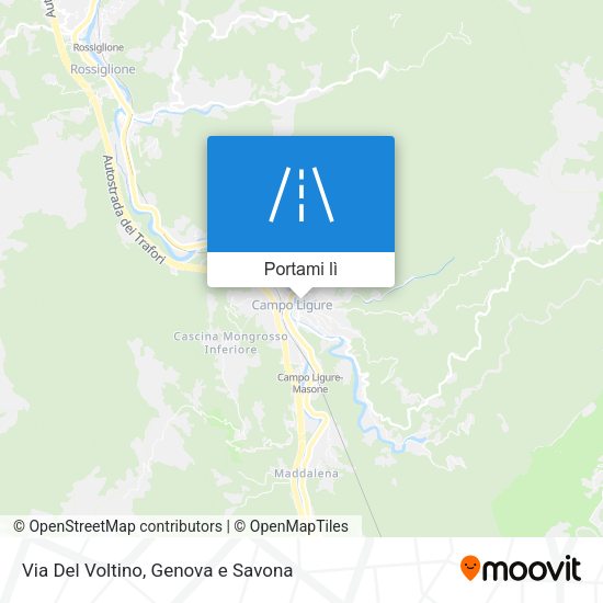 Mappa Via Del Voltino