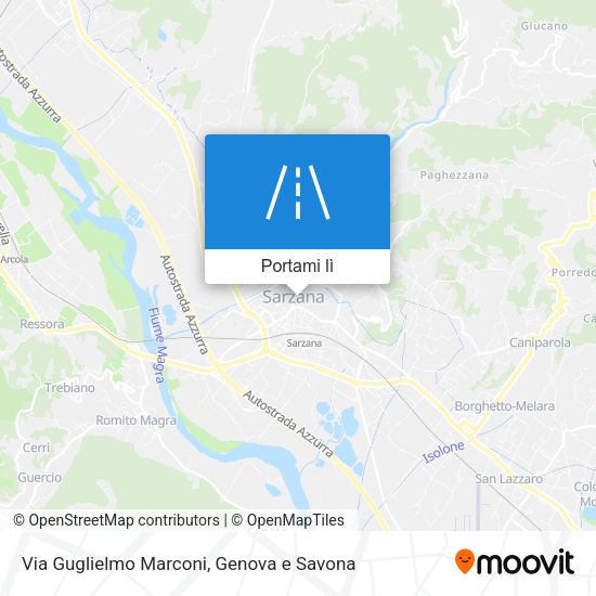 Mappa Via Guglielmo Marconi