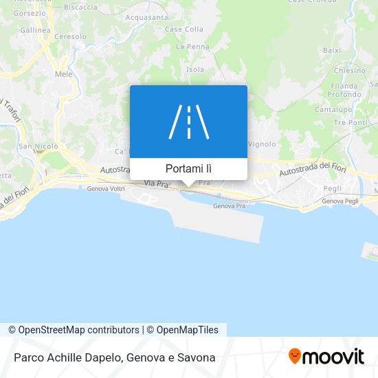 Mappa Parco Achille Dapelo