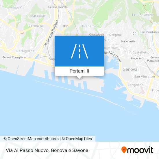 Mappa Via Al Passo Nuovo
