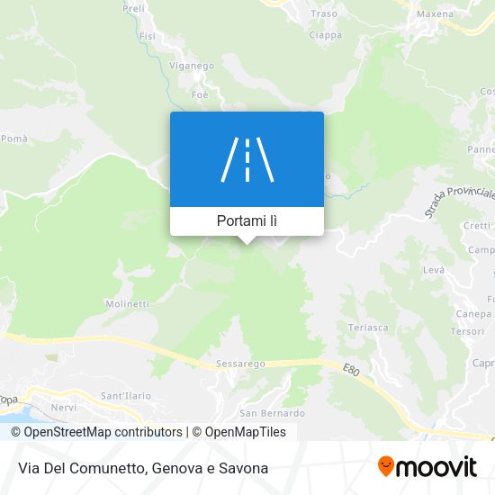 Mappa Via Del Comunetto