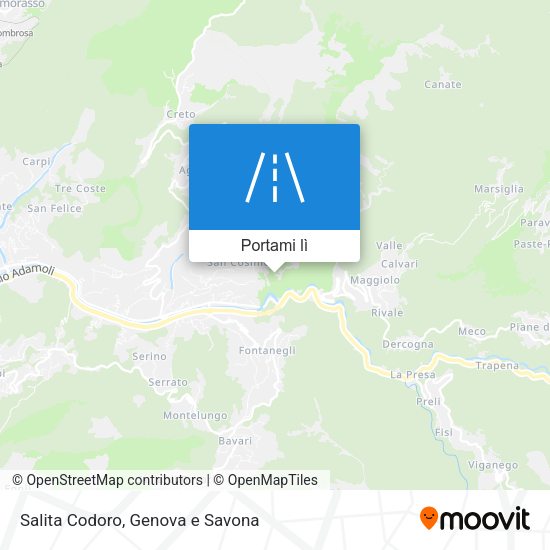 Mappa Salita Codoro