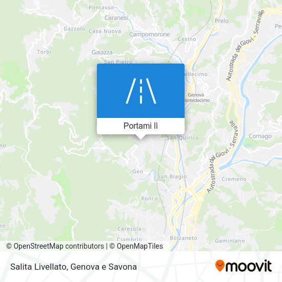 Mappa Salita Livellato