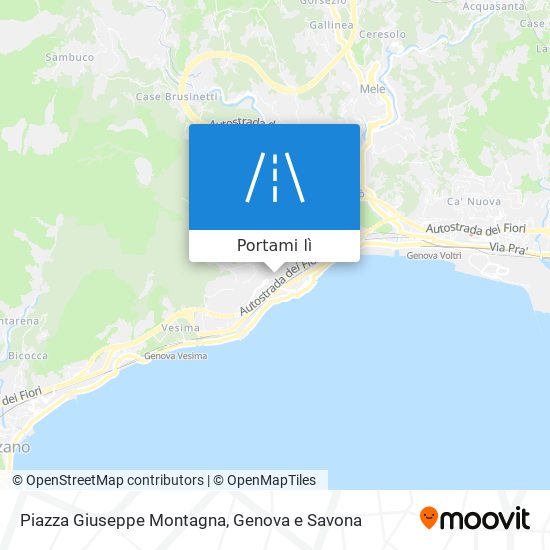 Mappa Piazza Giuseppe Montagna