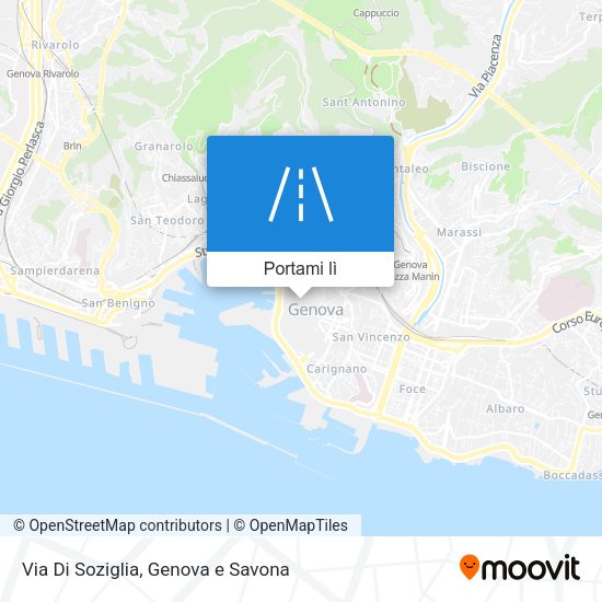 Mappa Via Di Soziglia