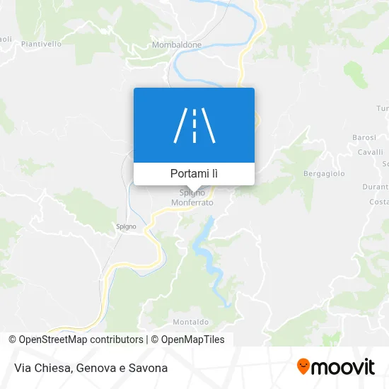Mappa Via Chiesa