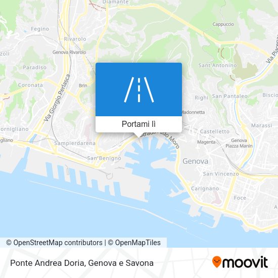 Mappa Ponte Andrea Doria