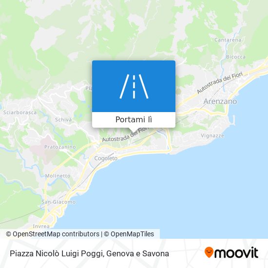 Mappa Piazza Nicolò Luigi Poggi