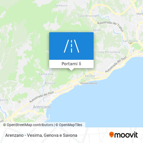 Mappa Arenzano - Vesima