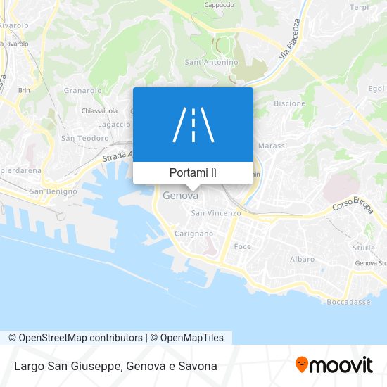 Mappa Largo San Giuseppe