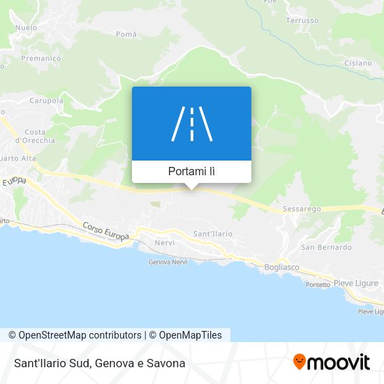 Mappa Sant'Ilario Sud