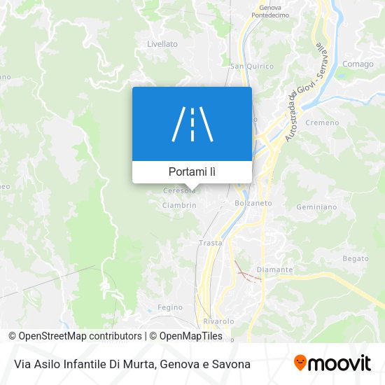 Mappa Via Asilo Infantile Di Murta
