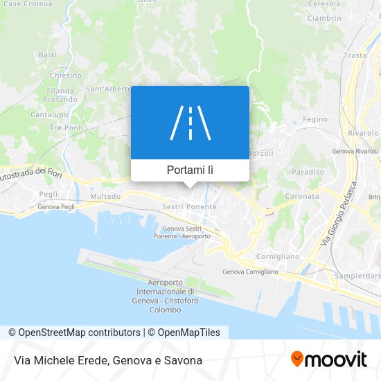 Mappa Via Michele Erede