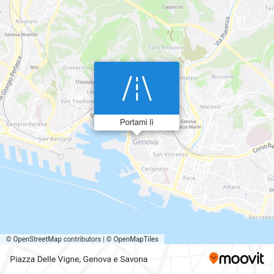 Mappa Piazza Delle Vigne