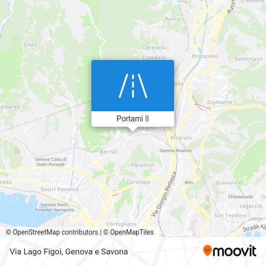 Mappa Via Lago Figoi