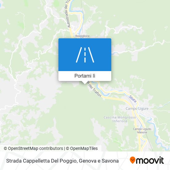 Mappa Strada Cappelletta Del Poggio
