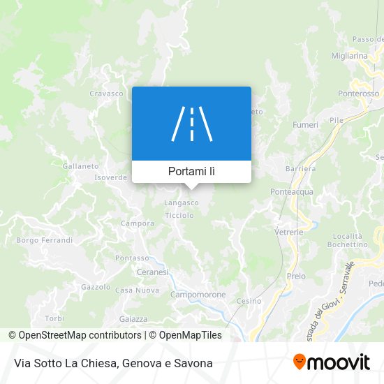 Mappa Via Sotto La Chiesa