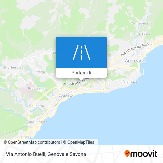 Mappa Via Antonio Buelli