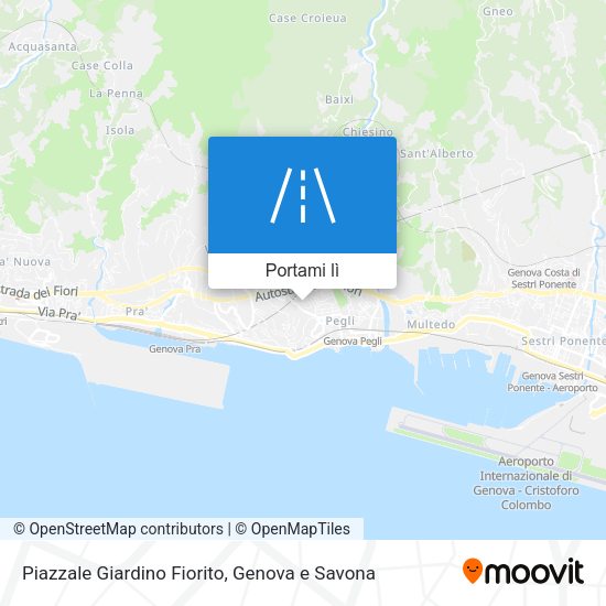 Mappa Piazzale Giardino Fiorito