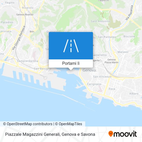 Mappa Piazzale Magazzini Generali