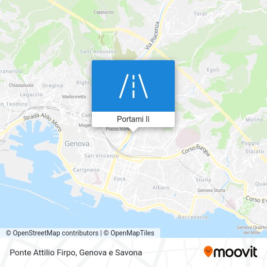 Mappa Ponte Attilio Firpo