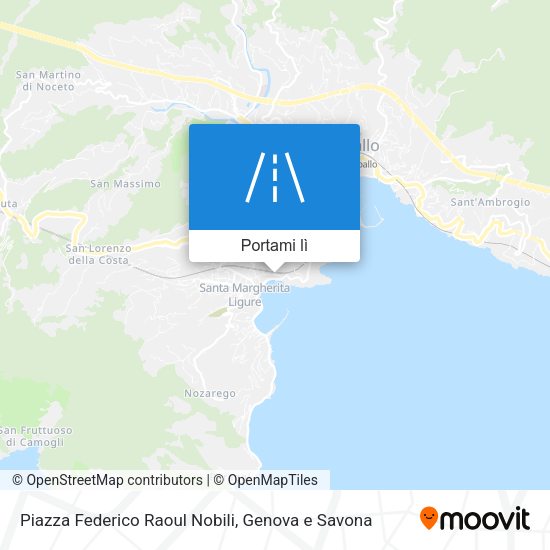 Mappa Piazza Federico Raoul Nobili