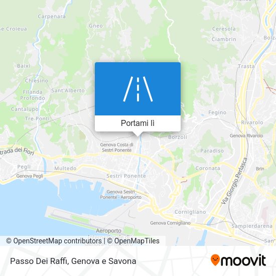 Mappa Passo Dei Raffi