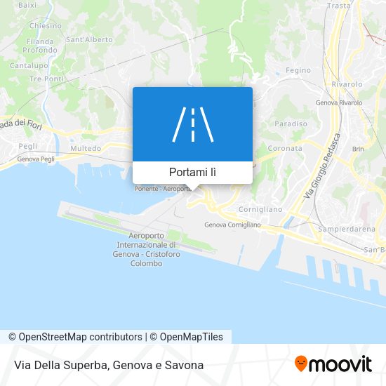 Mappa Via Della Superba
