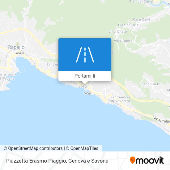 Mappa Piazzetta Erasmo Piaggio