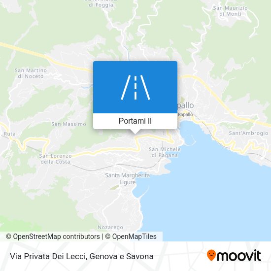 Mappa Via Privata Dei Lecci